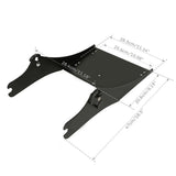 Motorcycle Trunk Mount Rack w/ Docking Kit For Harley Touring Tour Pak Pack 1997-2008
