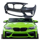 For BMW F87 M2 M2C Genuine Dry Carbon Fiber Front Bumper 2014-2021 Trailer Cover Spoiler Diffuser Body Kits Trim Car Accessories