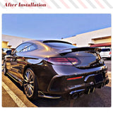 Carbon Fiber Car Rear Trunk Racing Spoiler Boot Lip Wing For Mercedes-Benz C Class Benz W205 C205 C200 C63 C43 Coupe 2015-2021