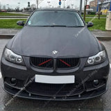 For BMW E90 E91 E92 E93 M3 2Pcs Front Bumper Splitter Lip 3 Series 320i 320d 330i Modify M3 Spoiler Diffuser 2008-2012 Tuning
