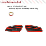 DRY Carbon Car Side Fender Vent Intake Covers Trims For Porsche 911 922 2-Door 2019-2022 Side Air Vent Trims Covers