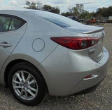 GRAY PRIMERUNPAINTED REAR LIP SPOILER FOR 2014-2018 MAZDA 3 SEDAN "NO DRILL"