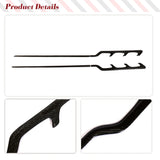 4PCS DRY Carbon Fender Vents Trim Side Fender Air Vents Strip For Maserati Levante Coupe Base Sport S Sport Diesel 2017 2018