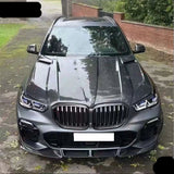 For BMW X5 G05 2018-2022 Carbon Fiber Front Bumper Lip Diffuser Front lip Spoiler Front Chin Spoiler Front lip Auto parts body k