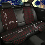 Large Flax Car Seat Cover Protector Linen Front Rear Back Cushion Protection Pad Mat Backrest for Auto Interior Truck Suv Van