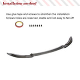 Carbon Fiber / FRP Front Bumper Lip Splitters Spoiler for BMW F80 M3 F82 F83 M4 2014 - 2019 Car Front Body Kits Bumper Spoiler