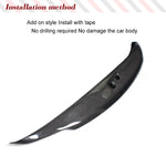 Carbon Fiber / FRP Car Rear Trunk Racing Spoiler for Infiniti Sedan 4-Door G25 2011-2012 G37 2009-2013 Car Rear Spoiler Wing Lip