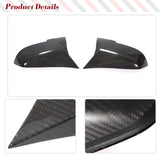 Dry Carbon Fiber Mirror Cover Caps for BMW 1 2 3 4 Series F20 F22 F23 F30 F31 F35 F34 F32 F33 F36 2012-2018 Replacement Style
