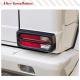 Dry Carbon Car Rear Tail Light Cover Trims For Mercedes-Benz G-Class W463 G500 G550 G55 G63 AMG 2004-2018