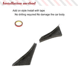 Dry Carbon Fiber Front Bumper Fins Canards Spoiler for BMW i8 2014-2018 Car Front Bumper Fins Splitters Decoration