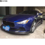 Car Body Kit Carbon Fiber Front Bumper Lip Rear Diffuser Lip Side Skirts for Maserati Ghibli Sq4 14-16