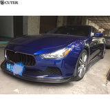 Car Body Kit Carbon Fiber Front Bumper Lip Rear Diffuser Lip Side Skirts for Maserati Ghibli Sq4 14-16