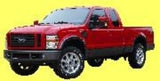 BLACK ABS PLASTIC FENDER FLARES FOR Ford F250/350 Super Duty 2008-2010