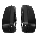 Vivid Black Hard Saddlebags Fit For Harley Fat Boy Breakout FXBR FLFB 2018-2024 2023 Motorcycle Luggage Carrier