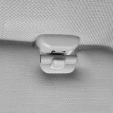 2Pcs Car Sun Visor Clip Gray Interior Hanger Hook Clip Bracket for Audi A1 A3 S3 A4 S4 Allroad A5 S5 Q3 Q5 8U0857562A Grey