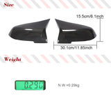 Dry Carbon Fiber Mirror Cover Caps for BMW 1 2 3 4 Series F20 F22 F23 F30 F31 F35 F34 F32 F33 F36 2012-2018 Replacement Style