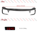 Fit For Maserati Ghibli S Q4 2014-2016 Real Carbon Fiber Car Front Bumper Lip Splitter Canards Front Chin Body Kits Protection