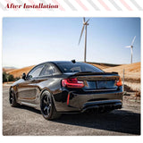 For BMW 2 Series F22 F87 M2 M2C M Sport Coupe 2014 - 2019 Carbon Fiber Car Rear Trunk Racing Spoiler Boot Lip Wing Lip