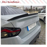 G42 Carbon Fiber Rear Trunk Spoiler for BMW 2 Series G42 G87 M2 220i 230i Base M Sport Coupe 2022-2023 Car Rear Trunk Lip Wing