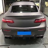 For Mercedes-Benz E Class W238 C238 E250 E400 E500 E550 2017 - 2019 Carbon Fiber Rear Trunk Spoiler Boot Lip Wing Lip