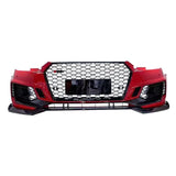 Body Kit For Audi A4 B9 Modified To RS4 Style Front Bumper With Grille PP Material 2017-2019