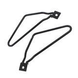Universal Saddlebag Bracket Support Motorcycle Saddle Bag Support Bars Mount Brackets Black For Harley Cruise Dyna Sportster 883