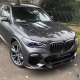 For BMW X5 G05 2018-2022 Carbon Fiber Front Bumper Lip Diffuser Front lip Spoiler Front Chin Spoiler Front lip Auto parts body k