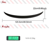 Car Rear Trunk Spoiler Wing for BMW 3 Series F30 F35 F80 M3 Sedan 2012-2019 Dry Carbon Rear Trunk Spoiler Boot Lip Wing Lip