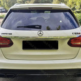 Car Rear Roof Wing For Mercedes-Benz C Class W205 Estate C180 C200 C260 Spoiler Glossy Black Or Carbon Fiber Look Body Kit