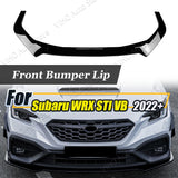 For Subaru WRX STI VB 2022-2025 Car Front Bumper Splitter Lip Chin Spoiler Diffuser Bumper Body Kits Tuning Accessories