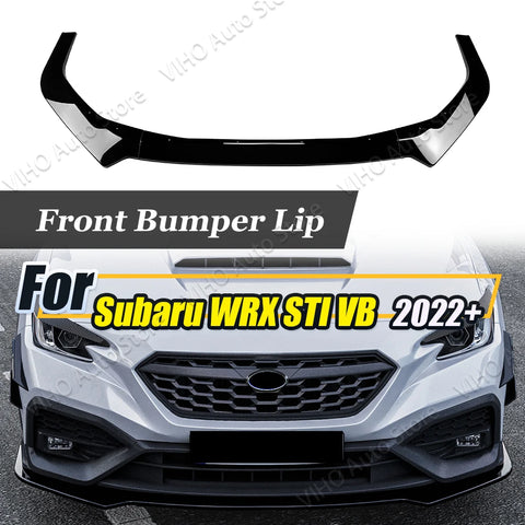 For Subaru WRX STI VB 2022-2025 Car Front Bumper Splitter Lip Chin Spoiler Diffuser Bumper Body Kits Tuning Accessories