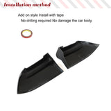 Car Rear Bumper Splitters Lip Aprons Rear Diffuser Spoiler for Mazda 3 Axela 2006 - 2010 PU Black Primer Car Rear Body Kits