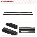 Carbon Fiber Car Side Skirts for Mercedes-Benz C Class W205 C63 C43 Coupe Car Side Skirt Extension Rocker Panel Side Body Kits