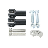 Motorcycle Rear Passenger Footpegs Footrest Pedal Support Mount For Harley Softail Fatboy FLST 2000-2006