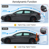 Red Line True Carbon Fiber Spoiler For Tesla Mode Y 2025 2024 Rear Trunk Wing Model Y 2023 Original Spoiler Lip Car Accessories