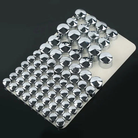 Motorcycle 76pcs Bolt Topper Caps Cover For Harley Dyna Glide Twin Cam 1991-2013