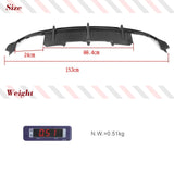 Carbon Fiber Car Rear Diffuser Lip Spoiler Bumper Guard for Audi A5 Sline S5 B8 Sedan Coupe Convertible 2012-2016 Rear Body Kits