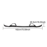 Carbon Front Bumper Lip For Mercedes-Benz GLE Class C292 GLE63 AMG 2015 - 2018 Carbon Fiber Front Bumper Lip Spoiler Splitters