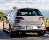 Diffuser for Volkswagen GOLF 7 / 7.5 VII MK7 / 7.5 GTI R Series hatchback pre-replacement rear bumper diffuser