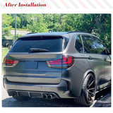 Carbon Fiber Car Rear Bumper Diffuser Lip Spoiler for BMW X5M F85 2015 - 2019 Car Rear Bumper Diffuser Lip Spoiler