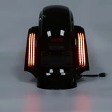 Motorcycle Chopped Trunk 5" Saddlebags Rear Fender For Harley Tour Pak Road King Street Glide Road Glide 2014-2020