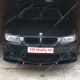 For BMW E90 E91 E92 E93 M3 2Pcs Front Bumper Splitter Lip 3 Series 320i 320d 330i Modify M3 Spoiler Diffuser 2008-2012 Tuning