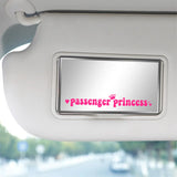 car sticker Passenger princess  funny creative stickers for car rearview mirrors 15*2.3cm
