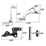Motorcycle Mid Controls Shift Brake Side For Harley Sport Glide FLSB Fat Bob FXFB FXFBS 2018-2023