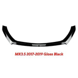Front Bumper Splitter Lip Diffuser Tuning Plastic Spoiler Accessories Body Kit Front Shovel For Seat Leon 3 MK3 MK3.5 2012-2019