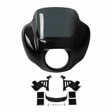 Headlight Fairing Windshield & Bracket Fit For Harley Softail Standard Street Bob Low Rider FXST FXBB FXLR 2018-2024