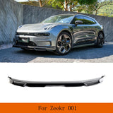 Carbon Fiber Trim For Geely Zeekr 001 2021-2024  Car Front Car Body Kits Shovel Front Lip Front Bumper Protector