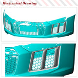 Dry Carbon Car Front Bumper Splitters Fog Lights Lamp Air Vents Covers for Audi R8 2016 - 2018 Fog Lamp Cover Trims