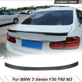 Carbon Fiber Trunk Spoiler Fits for BMW 3 Series F30 2012-2019 F80 M3 320i 325i 335i  2014-2018 Rear Boot Lid Highkick Wing Lip