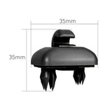 2Pcs Car Sun Visor Clip Gray Interior Hanger Hook Clip Bracket for Audi A1 A3 S3 A4 S4 Allroad A5 S5 Q3 Q5 8U0857562A Grey